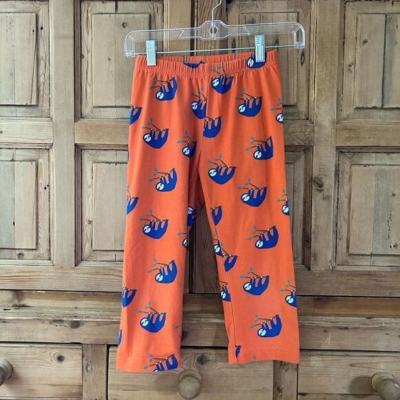 Hanna Andersson 140‎ / 10 Sloth Cropped Pajama Pants - Picture 1 of 8